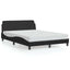 sengeramme Dover 140x190 cm kunstlæder sort