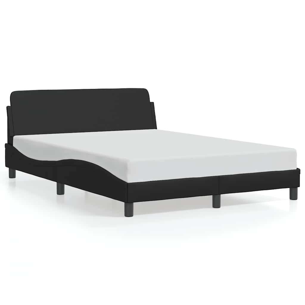 sengeramme Dover 140x190 cm kunstlæder sort