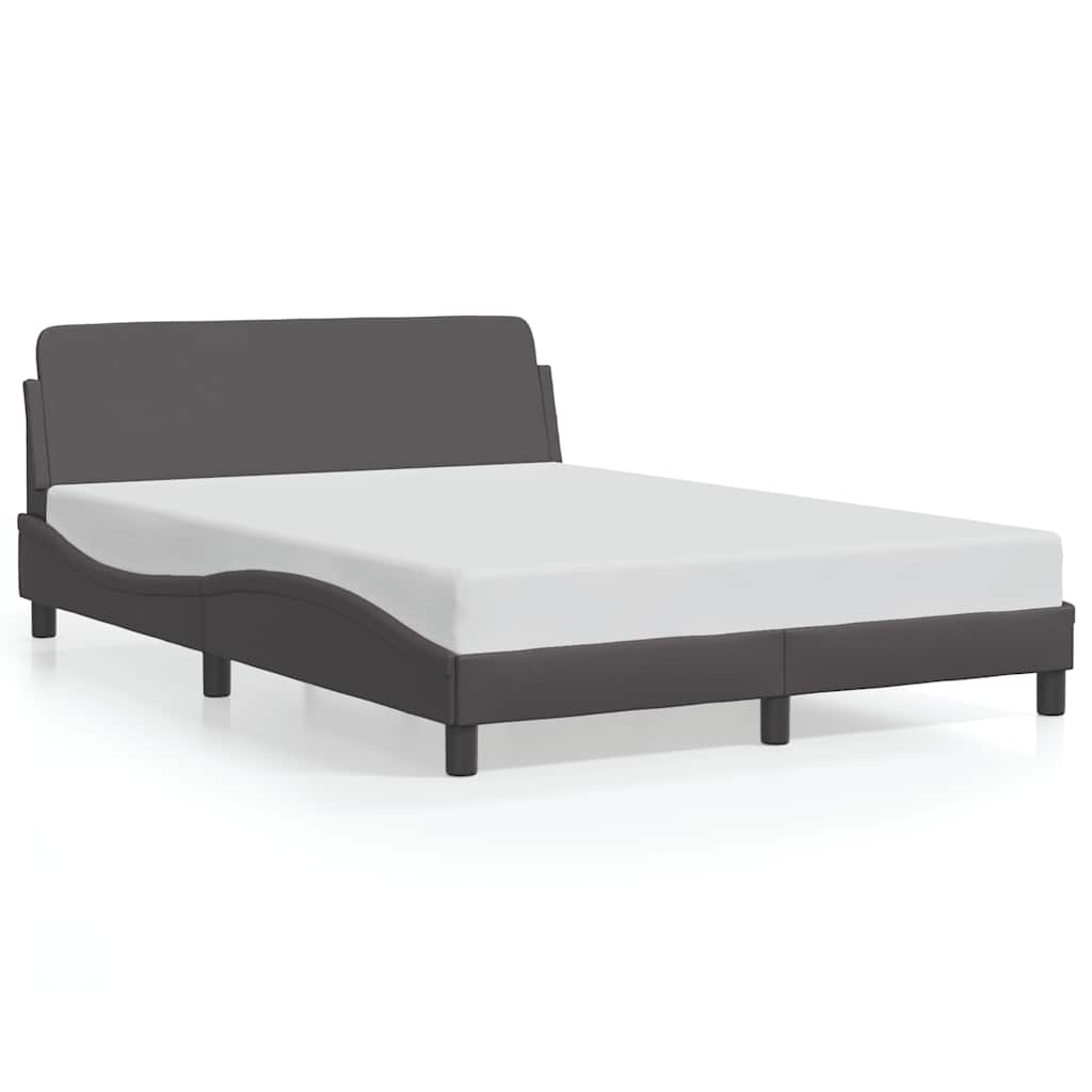 sengeramme Dover 140x190 cm kunstlæder grå