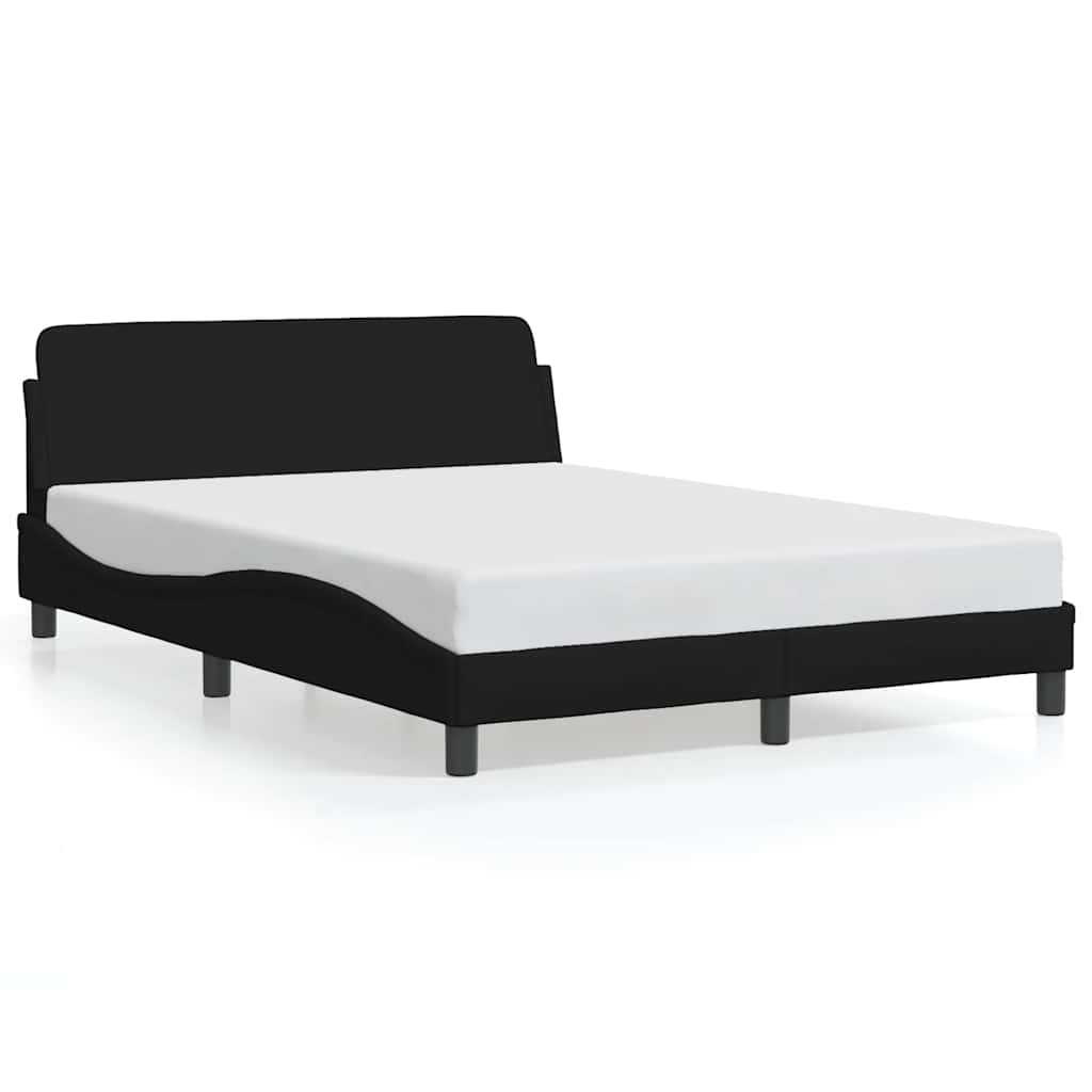 sengeramme Dover 140x200 cm stof sort
