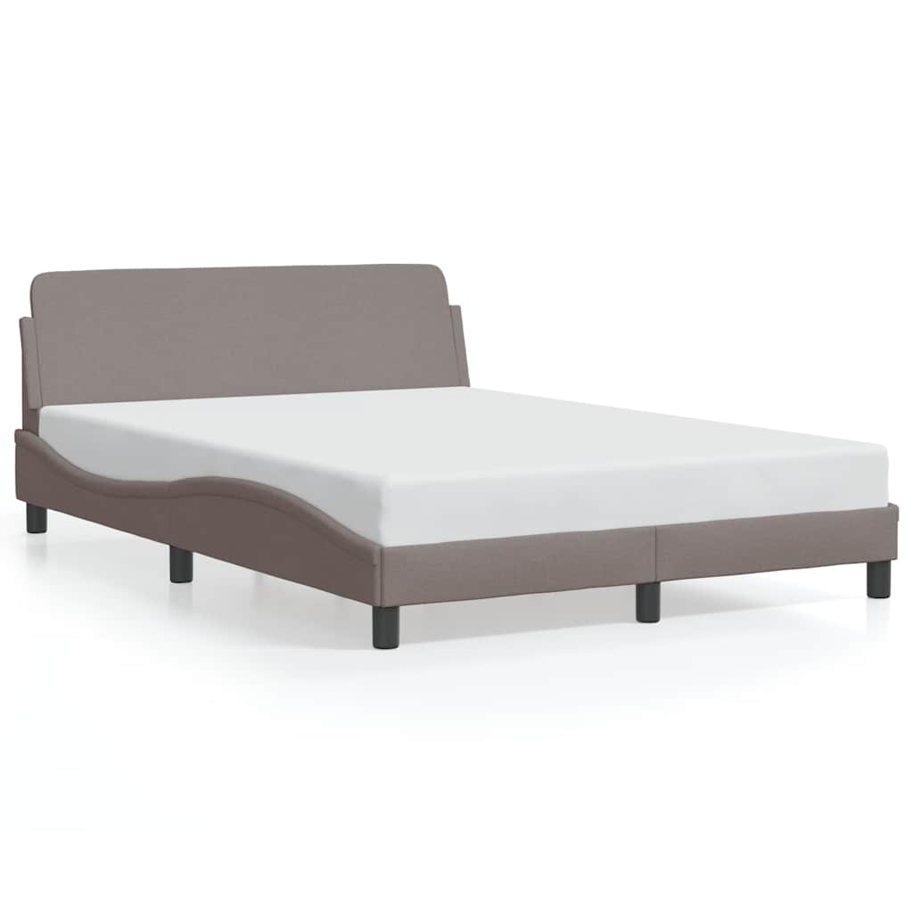 sengeramme Dover 140x200 cm stof gråbrun