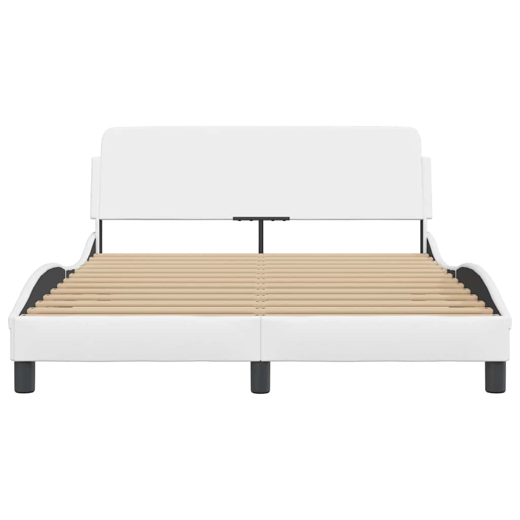 sengeramme Dover 140x200 cm kunstlæder hvid