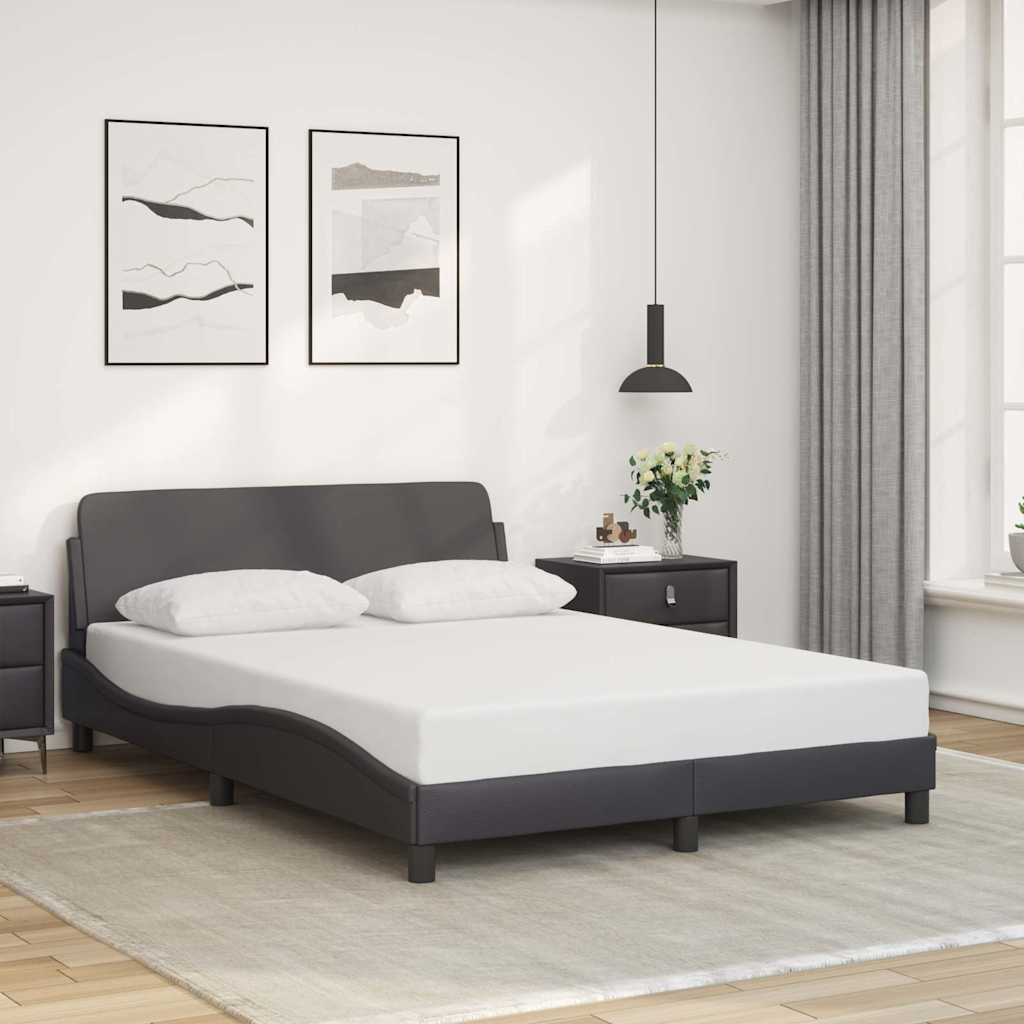 sengeramme Dover 140x200 cm kunstlæder grå