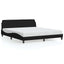 sengeramme Dover 160x200 cm stof sort