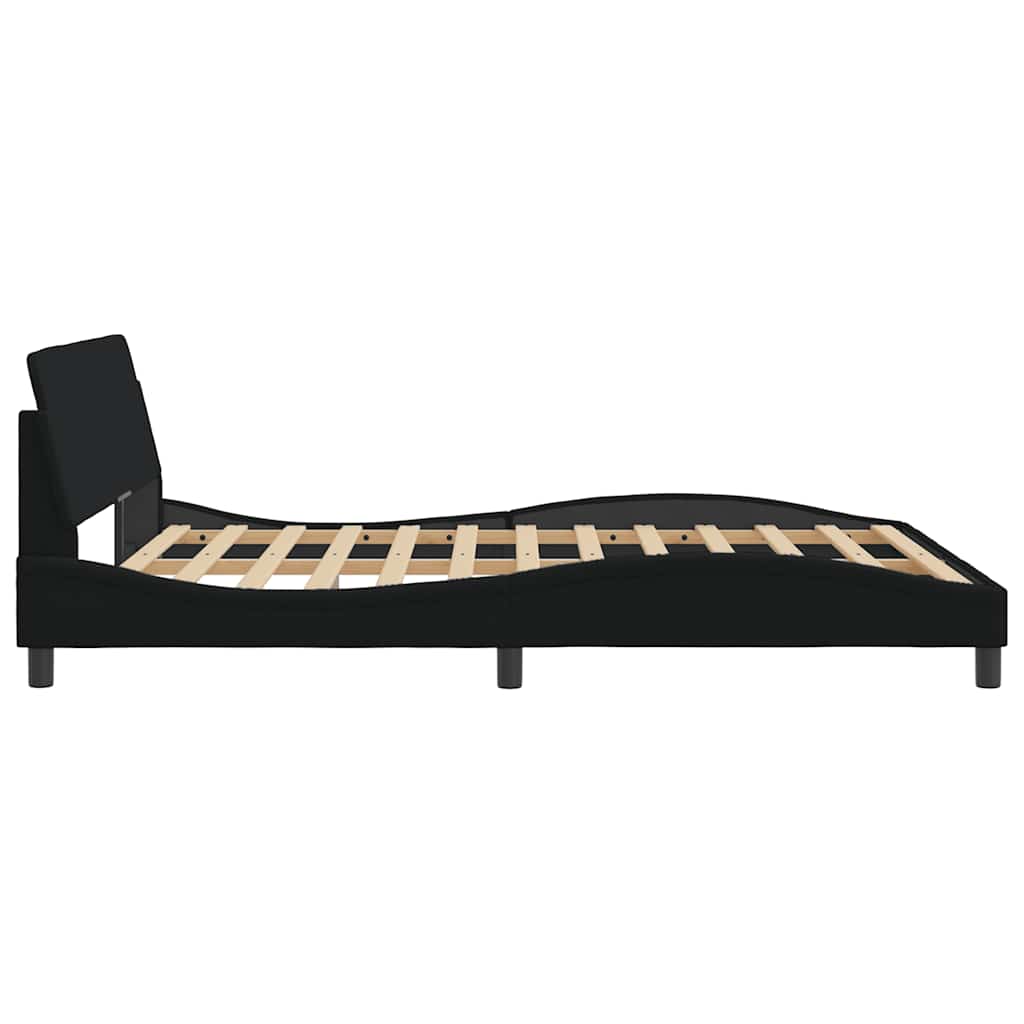 sengeramme Dover 160x200 cm stof sort