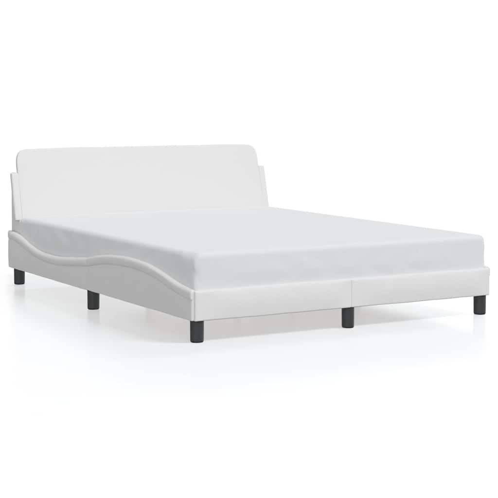 sengeramme Dover 160x200 cm kunstlæder hvid