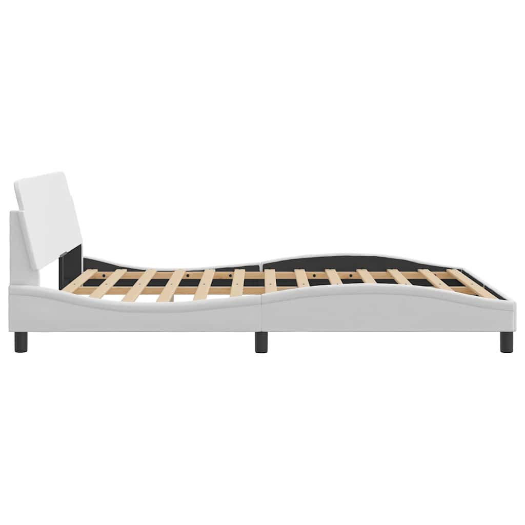 sengeramme Dover 160x200 cm kunstlæder hvid