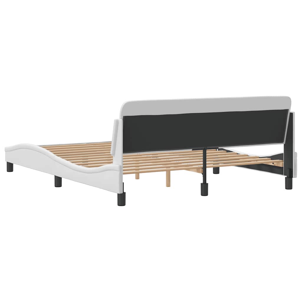 sengeramme Dover 160x200 cm kunstlæder hvid
