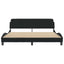 sengeramme Dover 180x200 cm stof sort