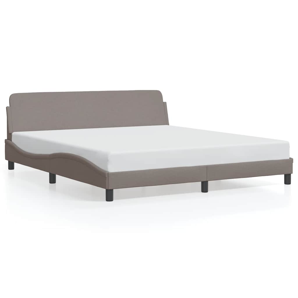 sengeramme Dover 180x200 cm stof gråbrun