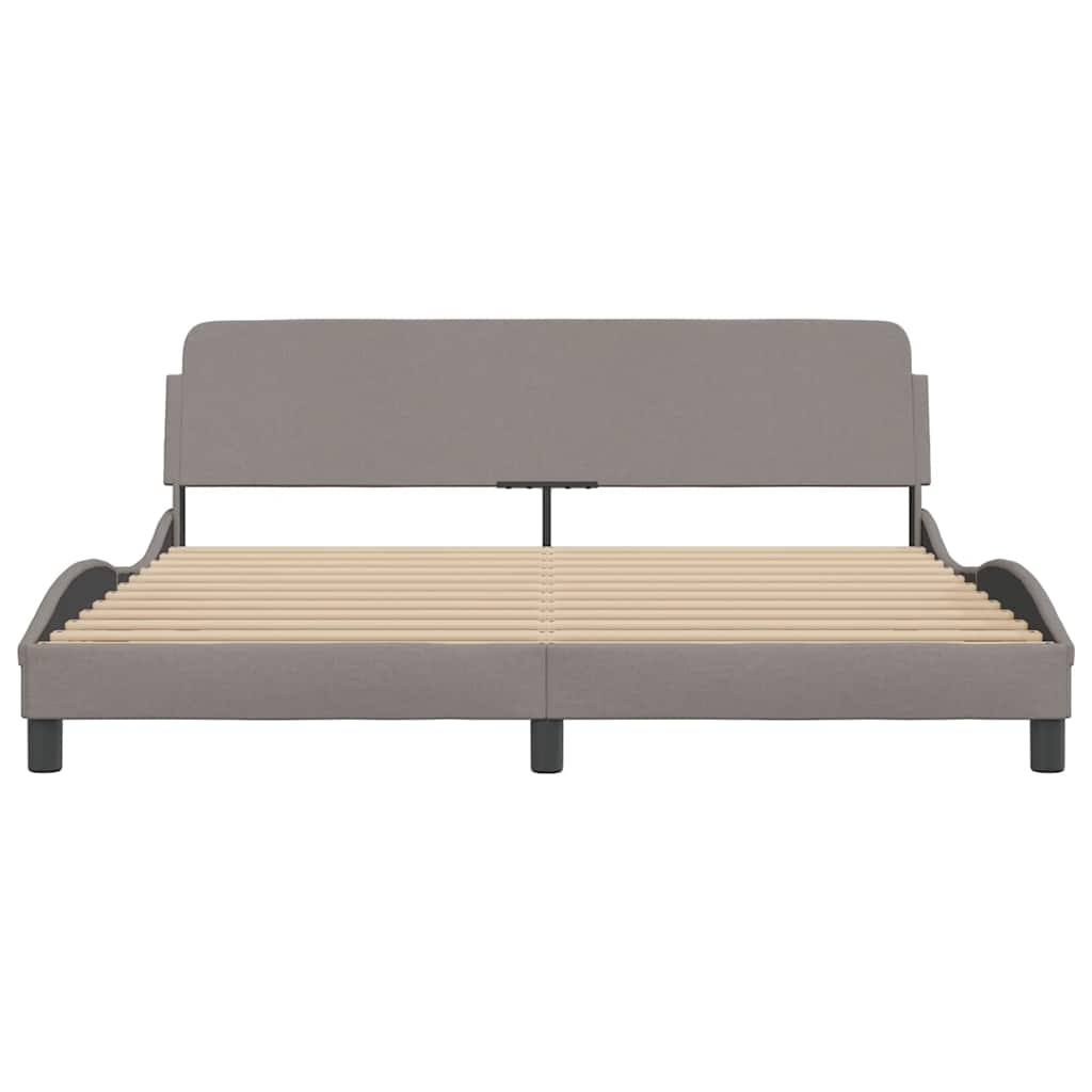 sengeramme Dover 180x200 cm stof gråbrun