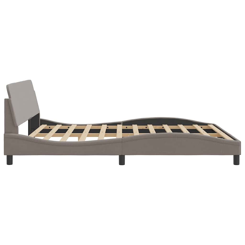 sengeramme Dover 180x200 cm stof gråbrun