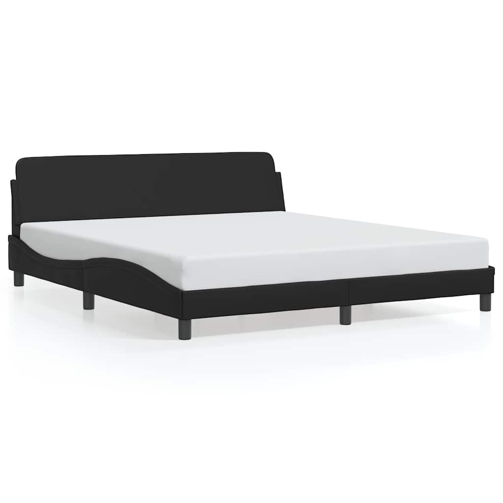 sengeramme Dover 180x200 cm kunstlæder sort