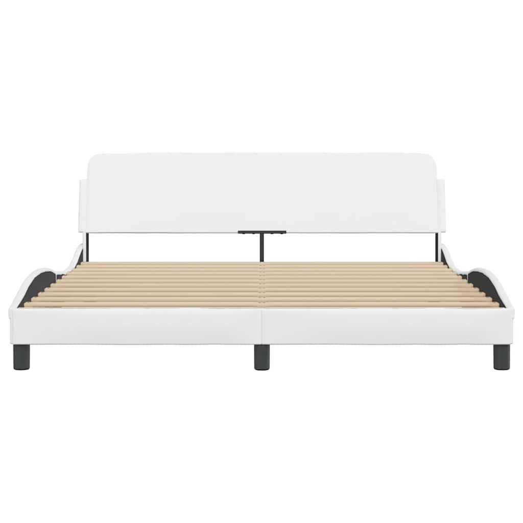 sengeramme Dover 180x200 cm kunstlæder hvid