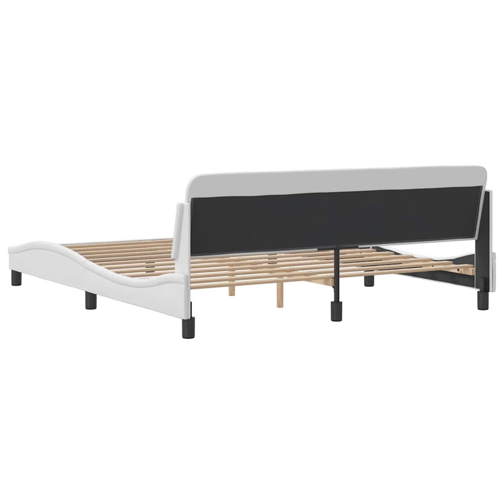 sengeramme Dover 180x200 cm kunstlæder hvid