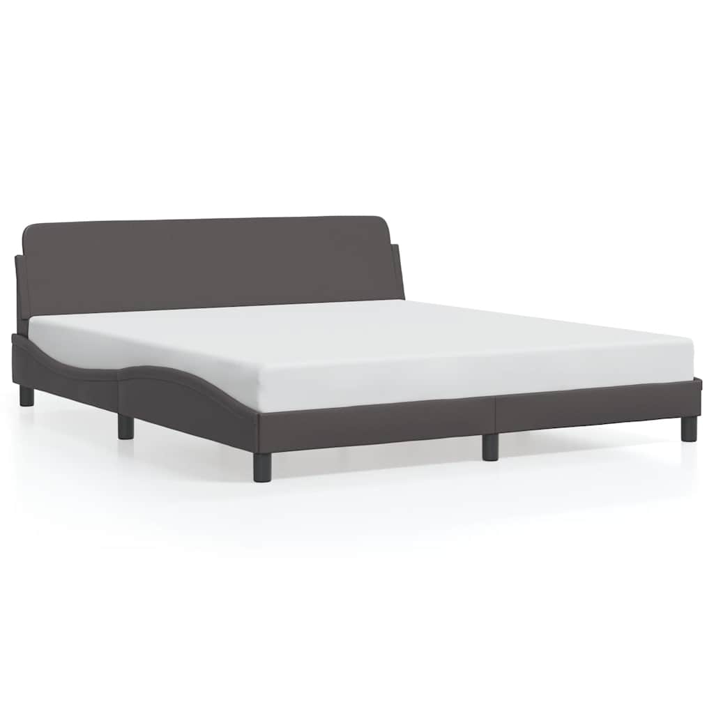 sengeramme Dover 180x200 cm kunstlæder grå
