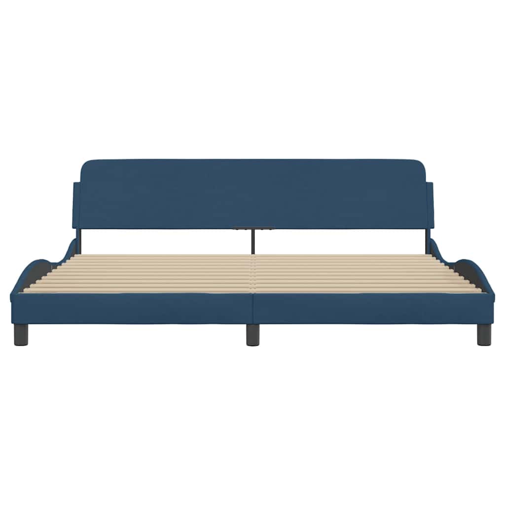 sengeramme Dover 200x200 cm stof blå