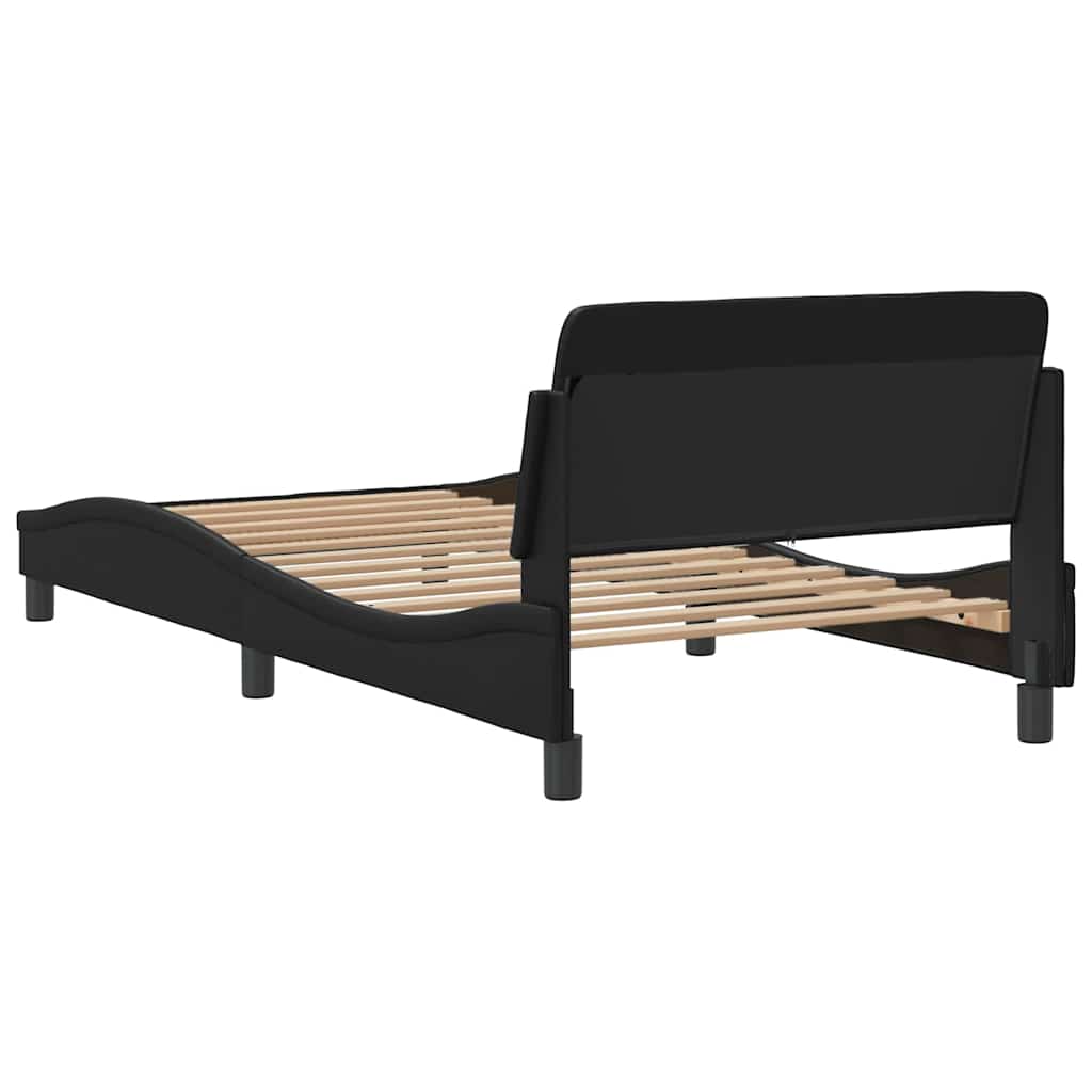sengeramme Dover 100x190 cm kunstlæder sort