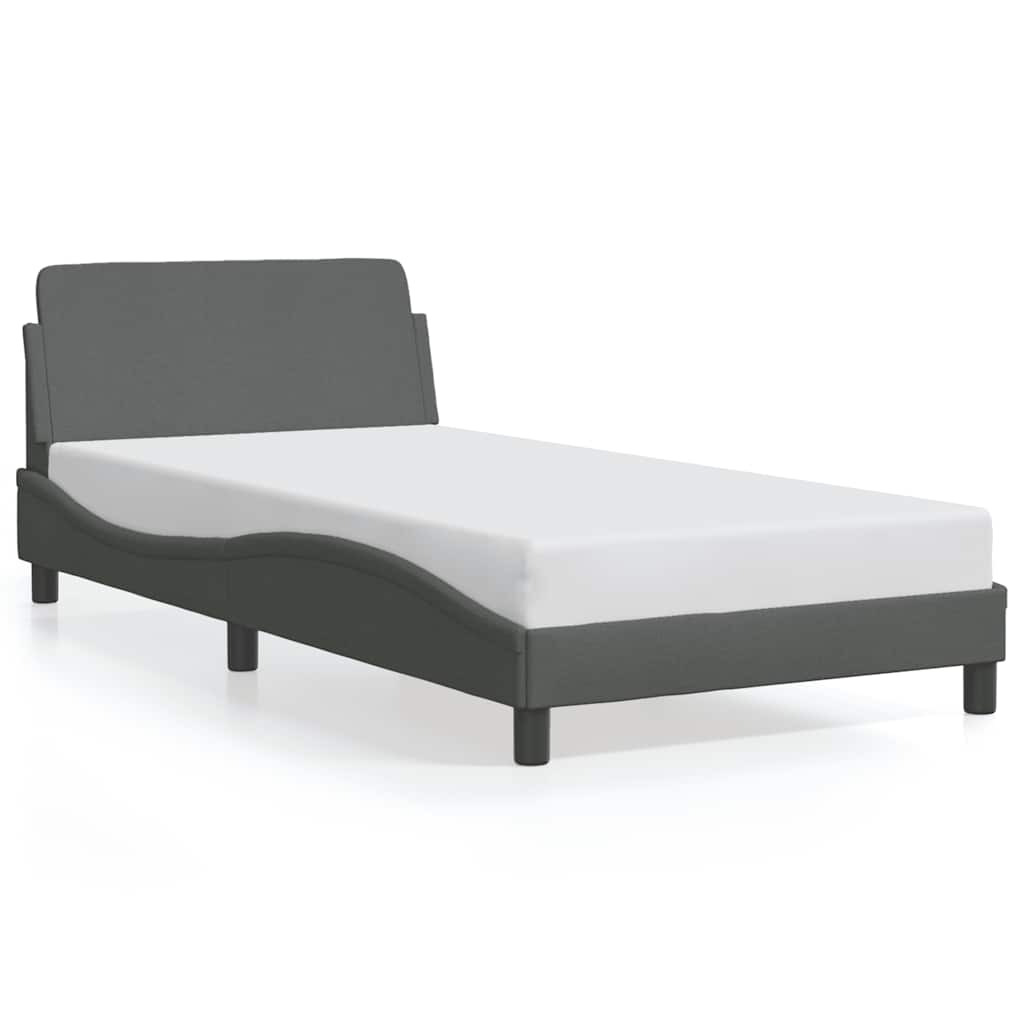sengeramme Dover 100x203 cm stof mørkegrå