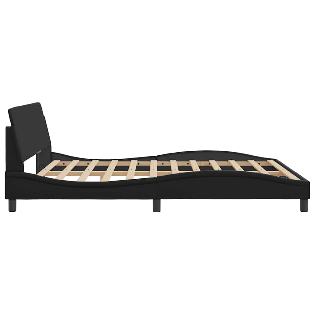 sengeramme Dover 152x203 cm kunstlæder sort