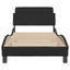 sengestel Dover sort 90x190 cm stof