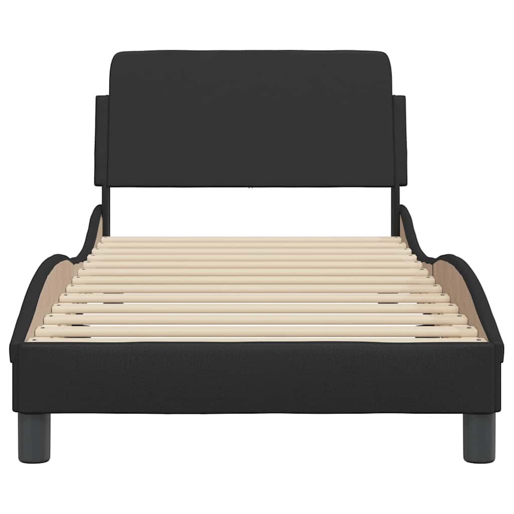 sengestel Dover sort 90x190 cm kunstlæder