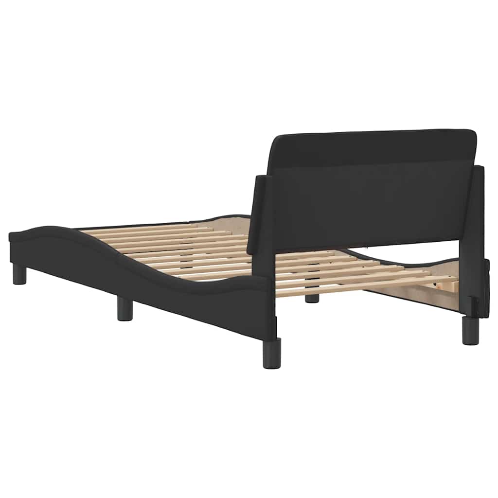 sengestel Dover sort 90x190 cm kunstlæder