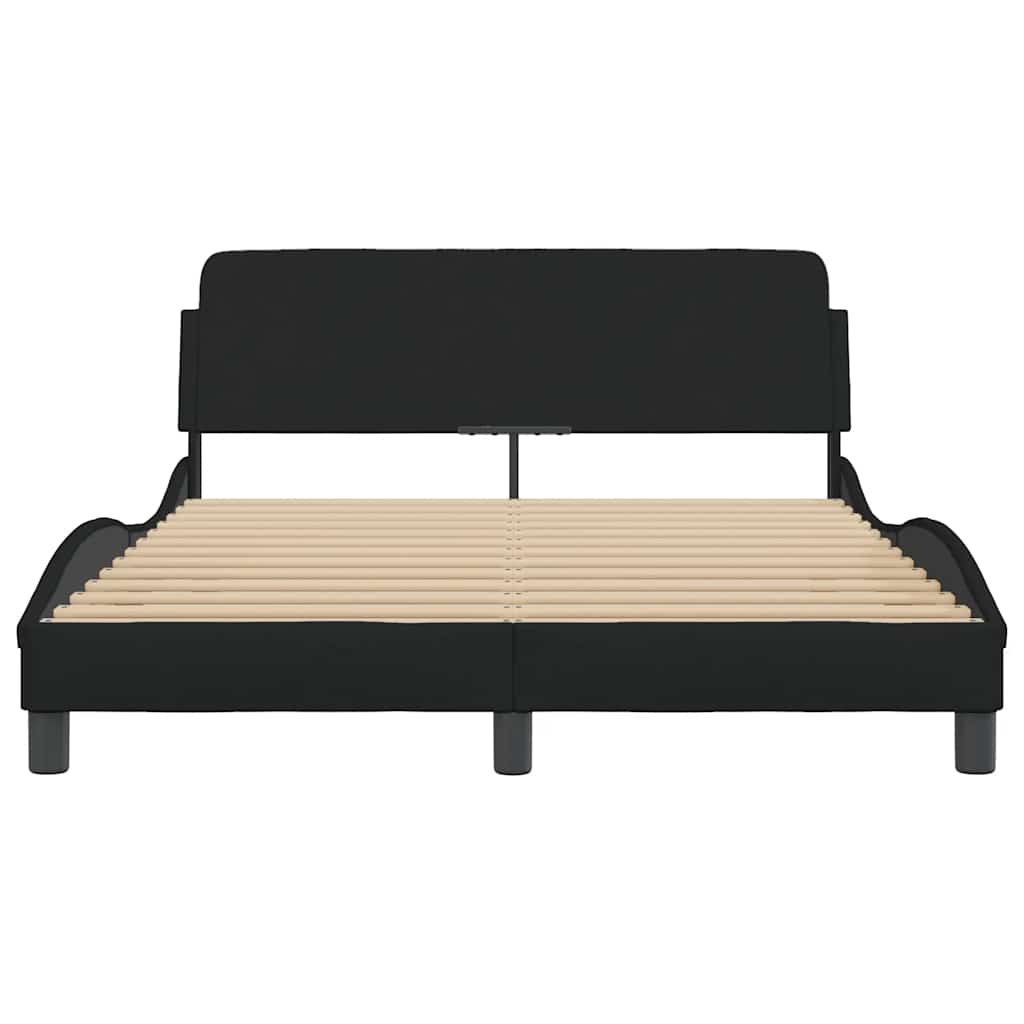 sengestel Dover sort 135x190 cm stof