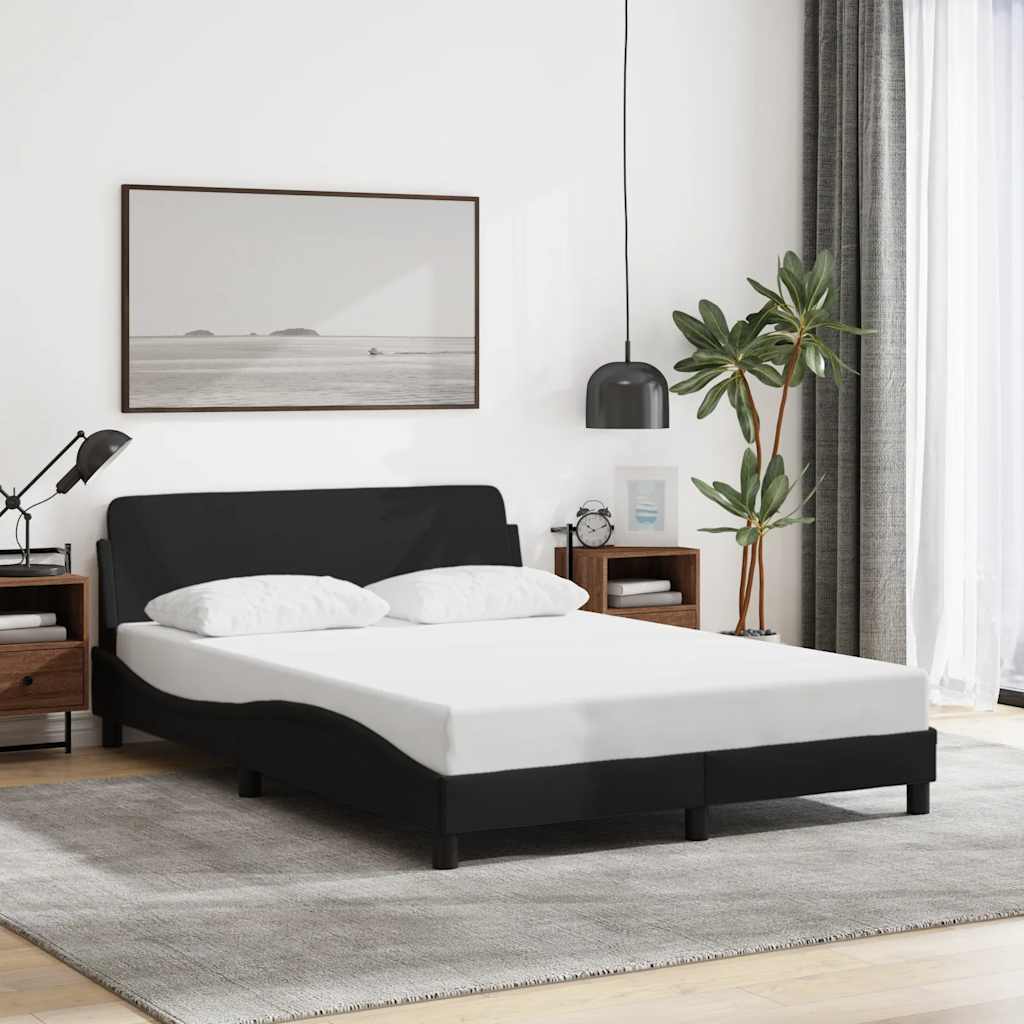 sengestel Dover sort 135x190 cm stof