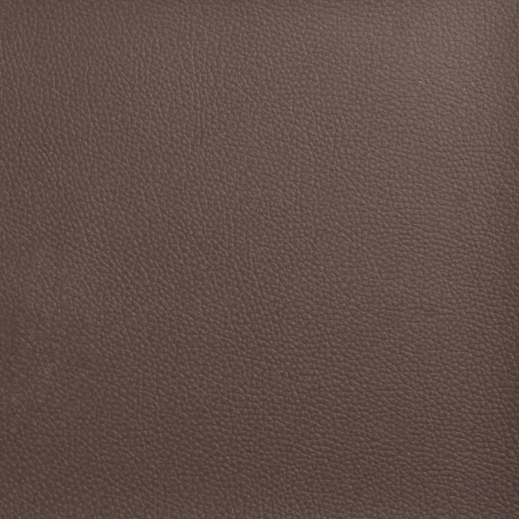gavlpude Hvar 180 cm kunstlæder brun