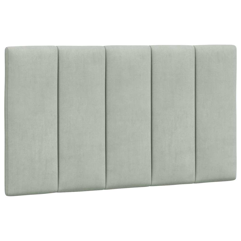 gavlpude Hanko 80 cm velour lysegrå