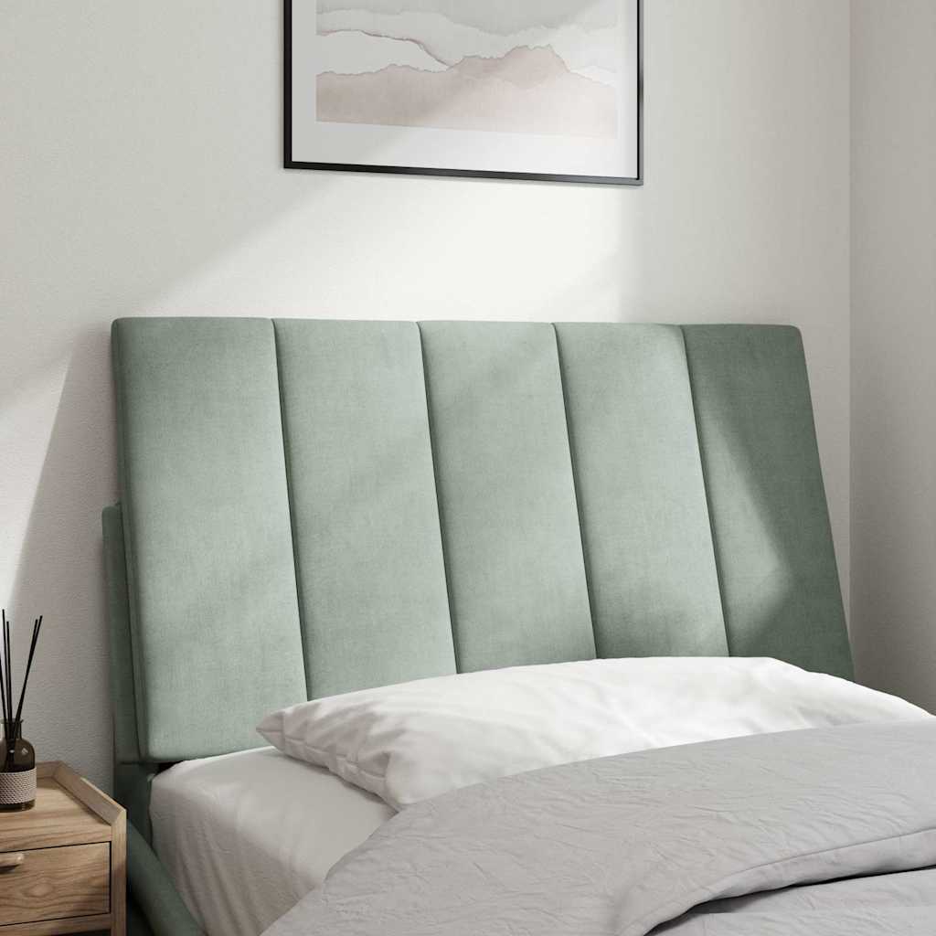 gavlpude Hanko 80 cm velour lysegrå