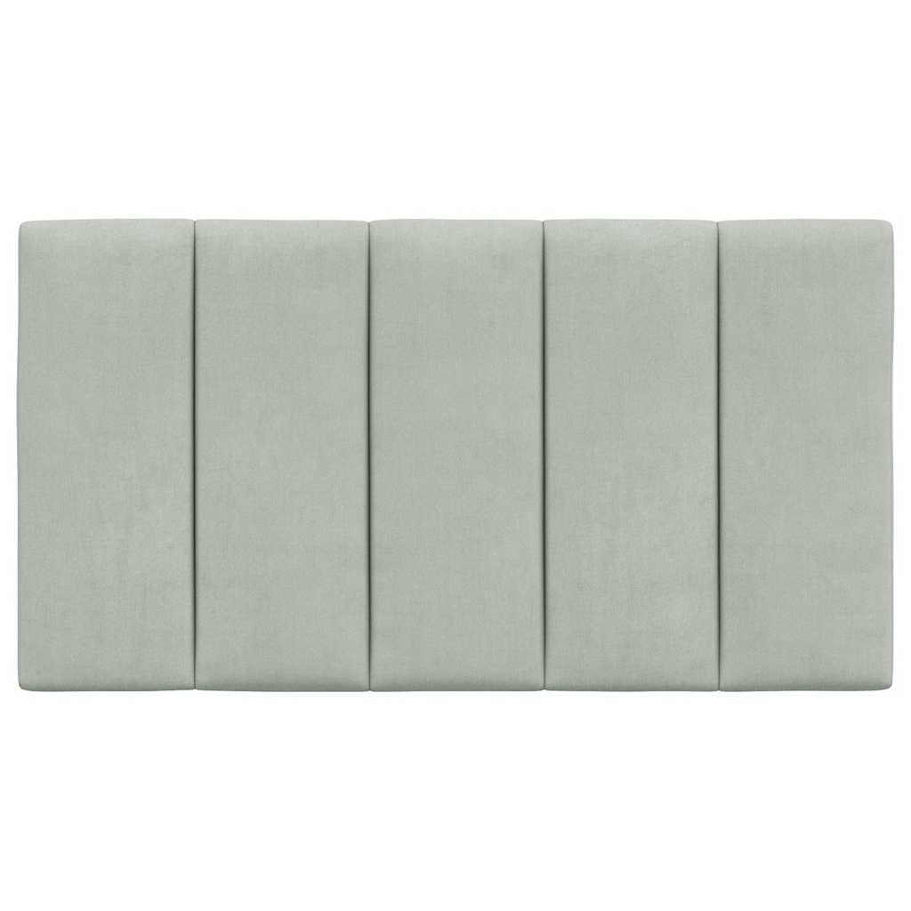 gavlpude Hanko 80 cm velour lysegrå
