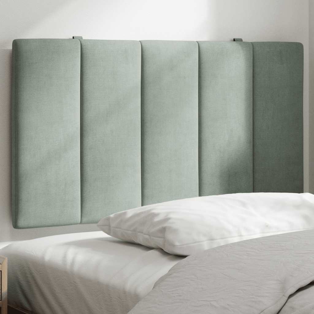 gavlpude Hanko 80 cm velour lysegrå