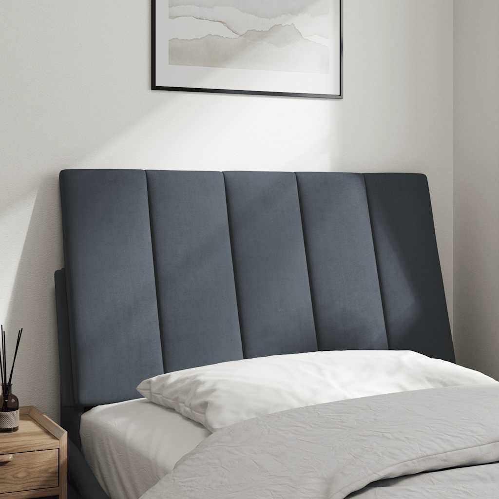 gavlpude Hanko 80 cm velour mørkegrå