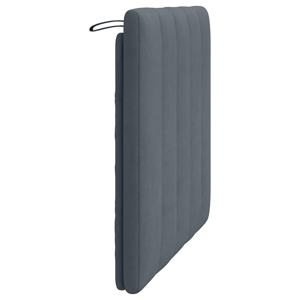 gavlpude Hanko 80 cm velour mørkegrå