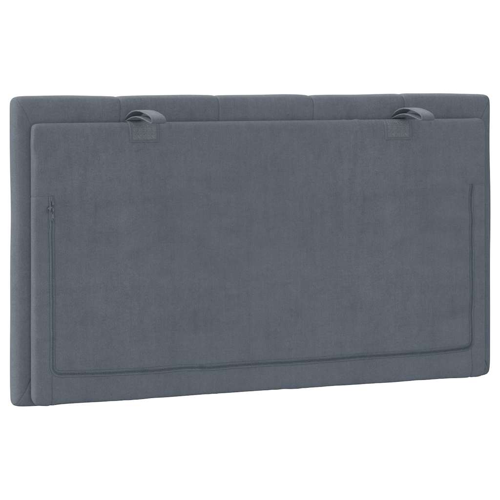 gavlpude Hanko 80 cm velour mørkegrå
