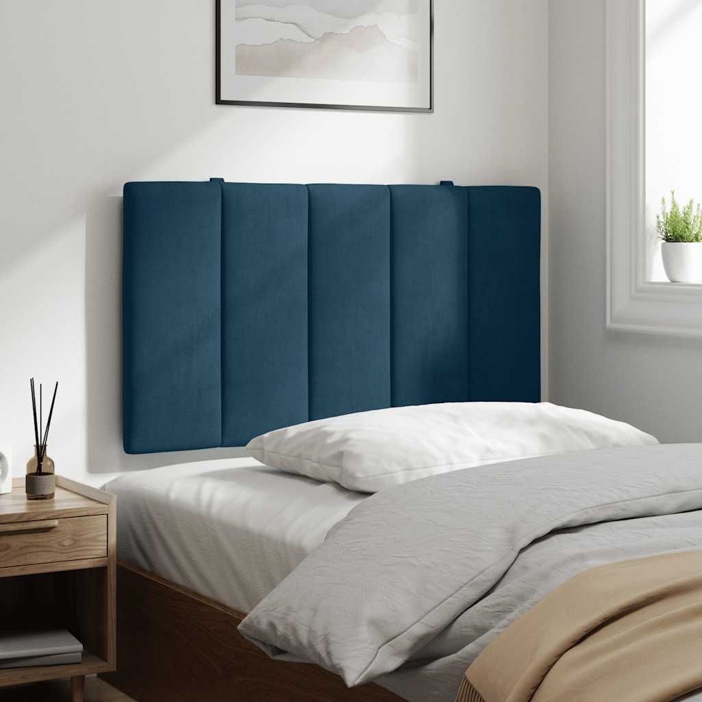gavlpude Hanko 80 cm velour blå