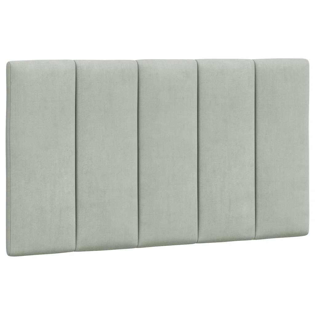 gavlpude Hanko 90 cm velour lysegrå