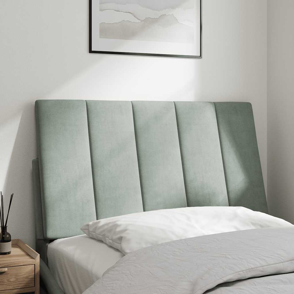 gavlpude Hanko 90 cm velour lysegrå