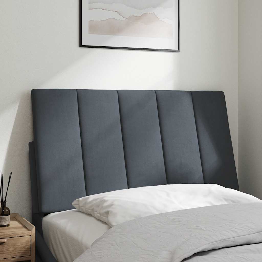 gavlpude Hanko 90 cm velour mørkegrå
