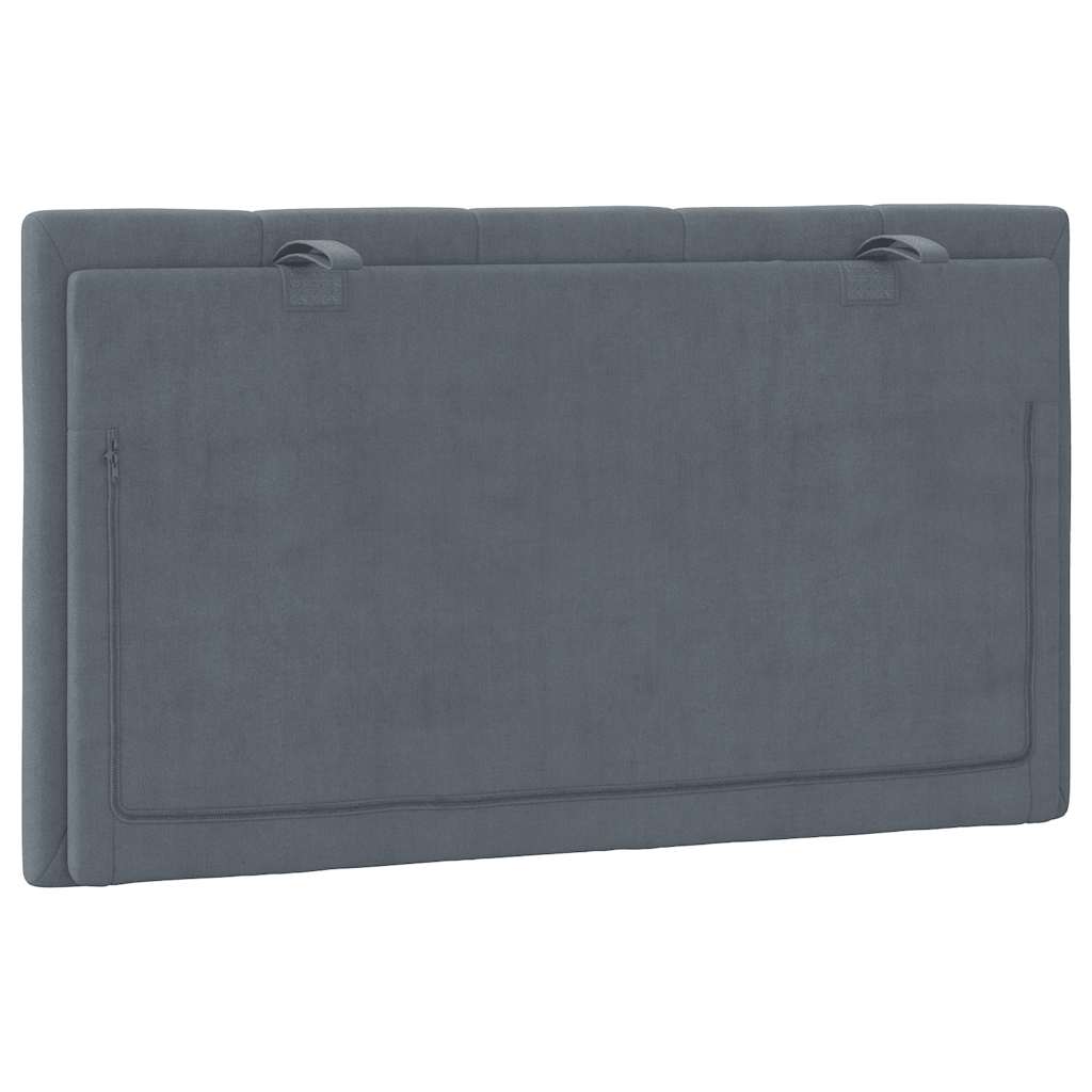 gavlpude Hanko 90 cm velour mørkegrå