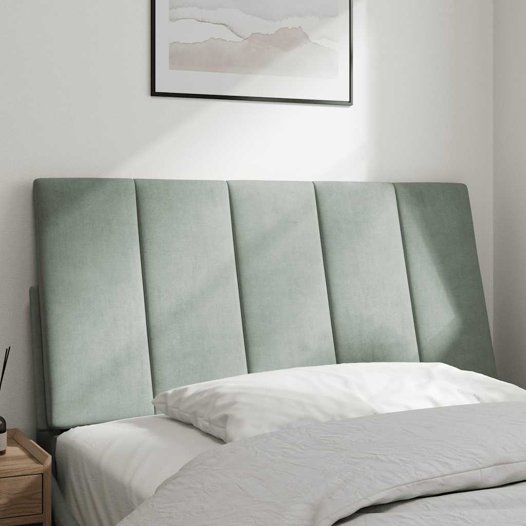 gavlpude Hanko 100 cm velour lysegrå