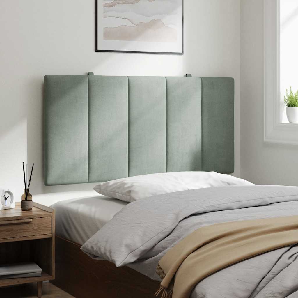 gavlpude Hanko 100 cm velour lysegrå