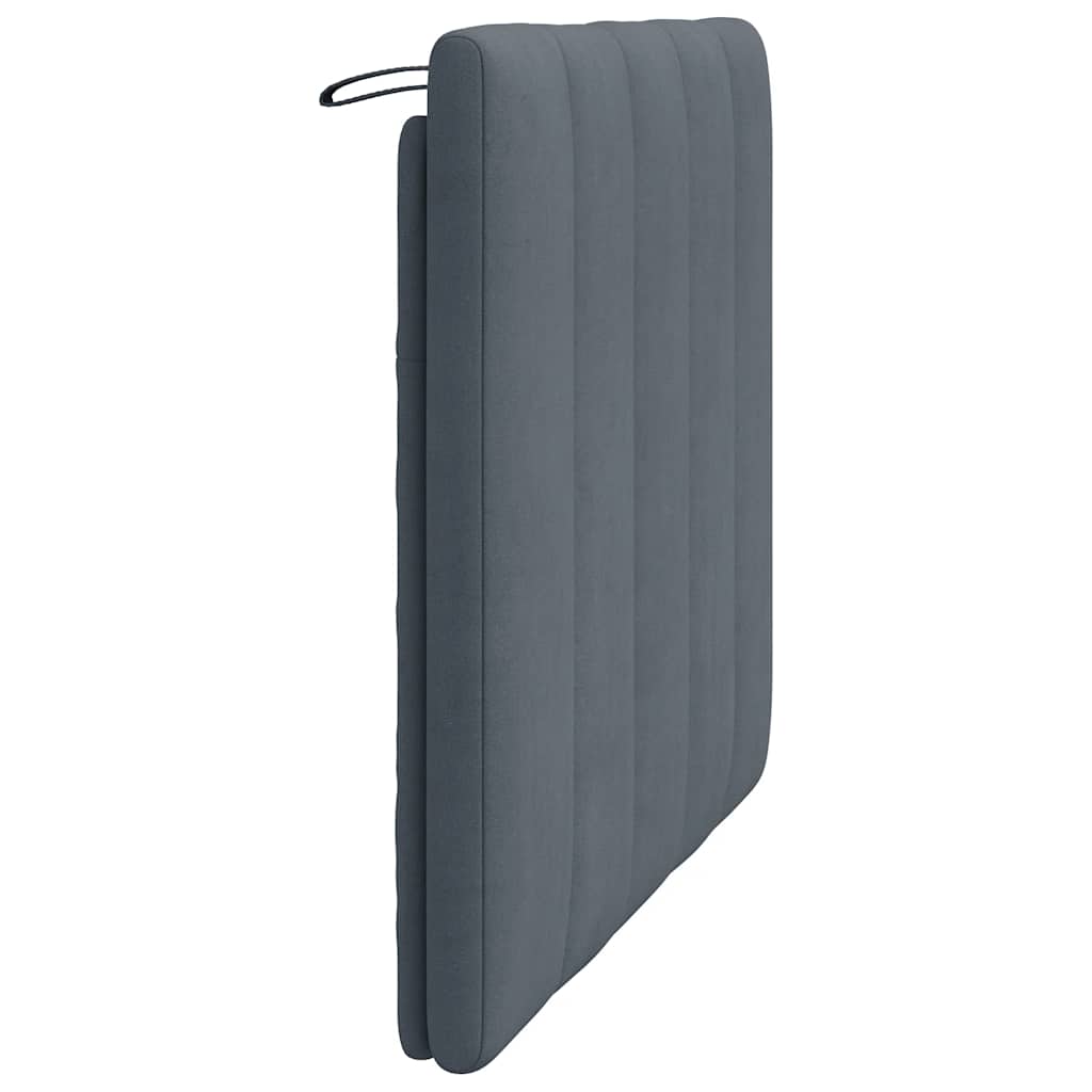 gavlpude Hanko 100 cm velour mørkegrå