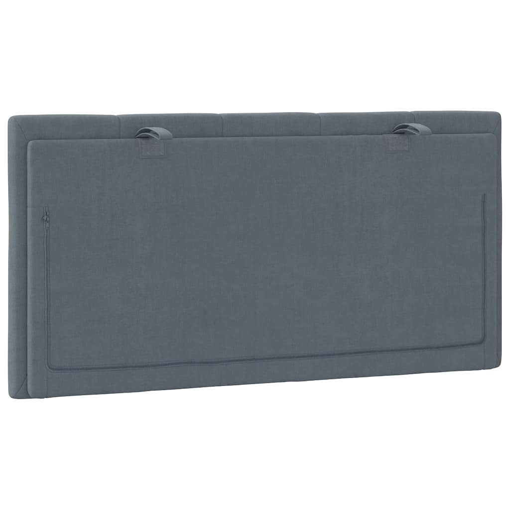 gavlpude Hanko 100 cm velour mørkegrå