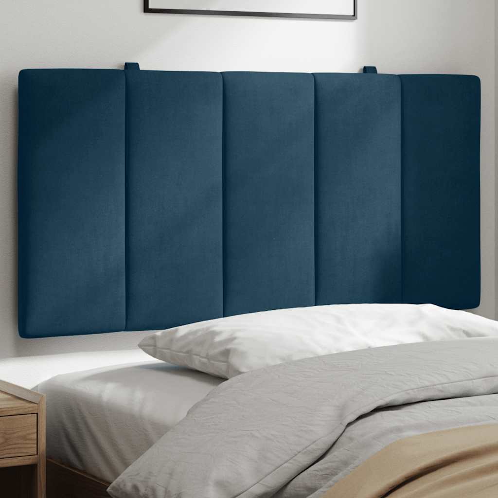 gavlpude Hanko 100 cm velour blå