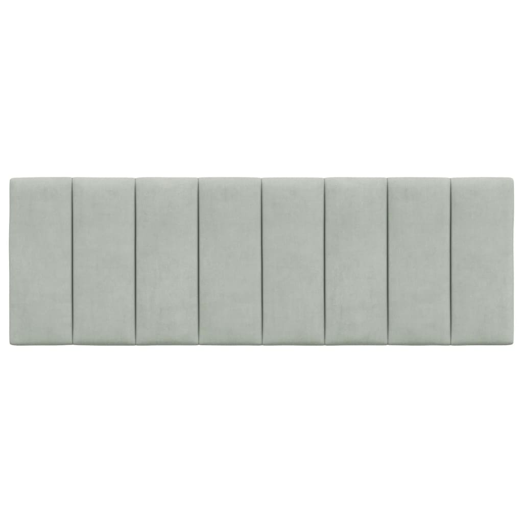 gavlpude Hanko 120 cm velour lysegrå