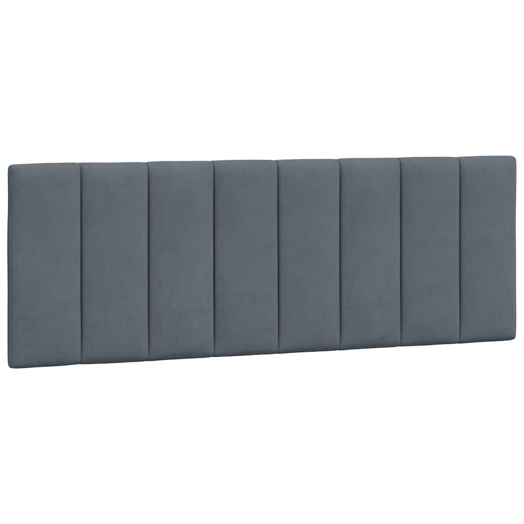 gavlpude Hanko 120 cm velour mørkegrå