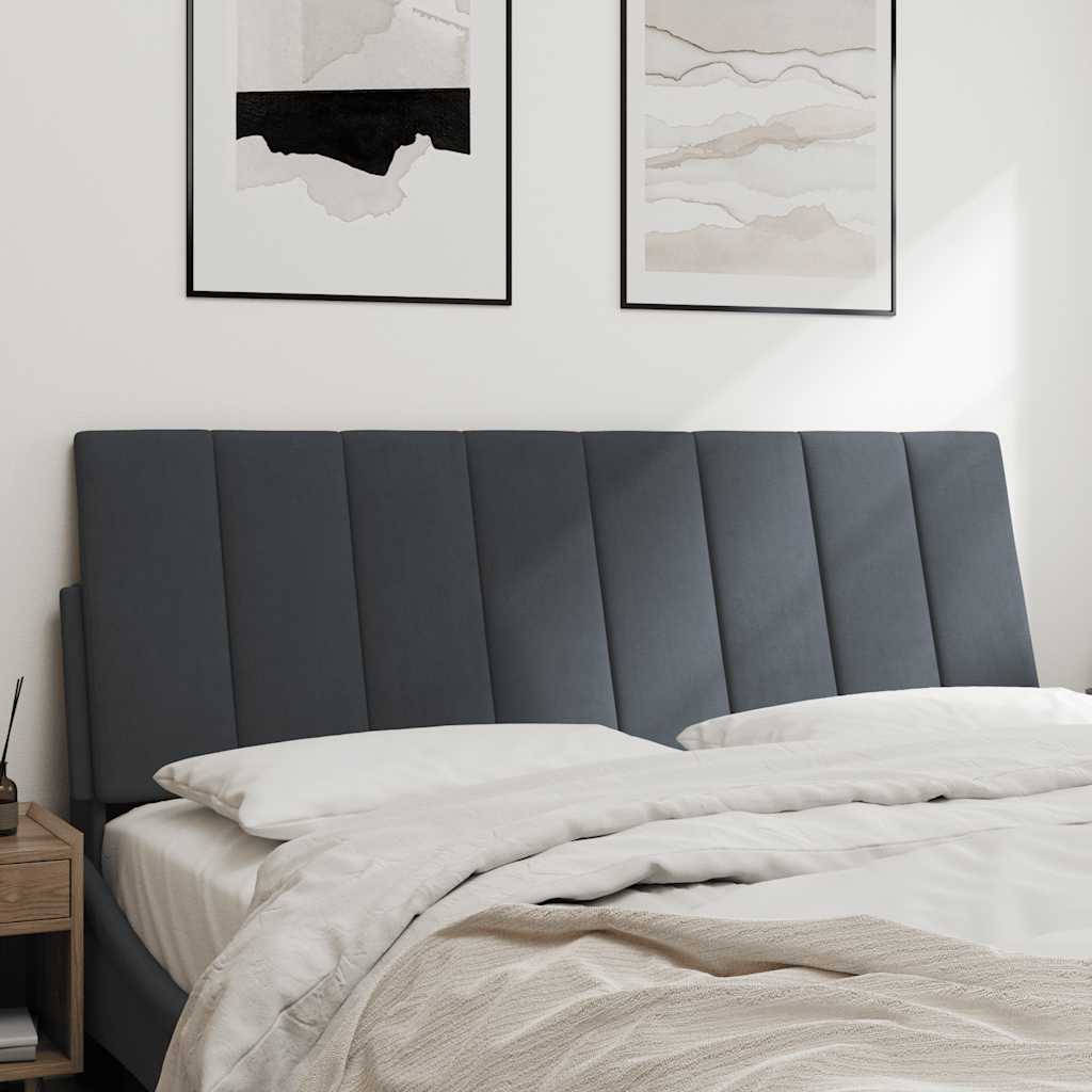 gavlpude Hanko 120 cm velour mørkegrå